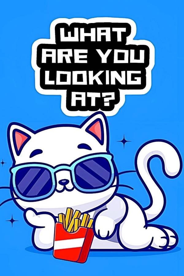 What Are You Looking At metal poster wall art in Pakistan
