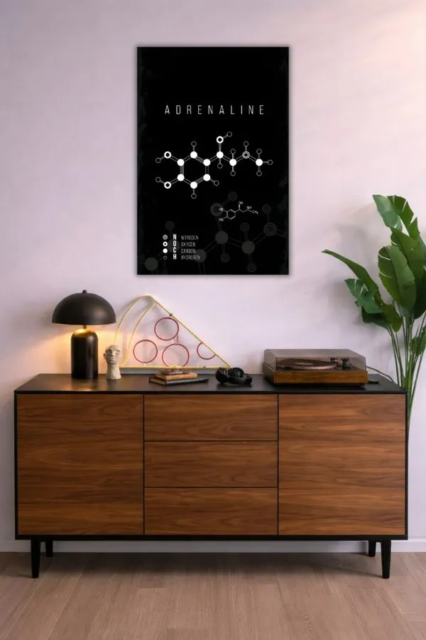 Adrenaline metal posters minimalist posters wall art in Pakistan