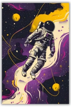Astronaut Poster metal posters space & cosmos posters wall art in Pakistan