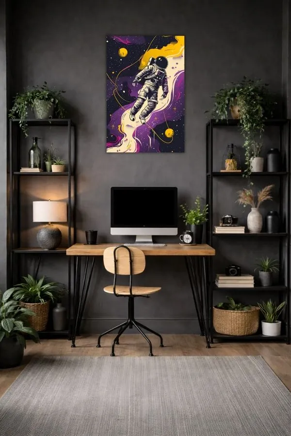 Astronaut Poster metal posters space & cosmos posters wall art in Pakistan
