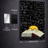 Adventure Time With Various Chemical Formulas metal posters cartoon characters posters wall art in Pakistan