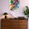 Allah Ho Noor Us Samawati Wal Ard metal posters arabic calligraphy wall art in Pakistan