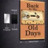 Back To The Old Days metal posters minimalist posters wall art in Pakistan