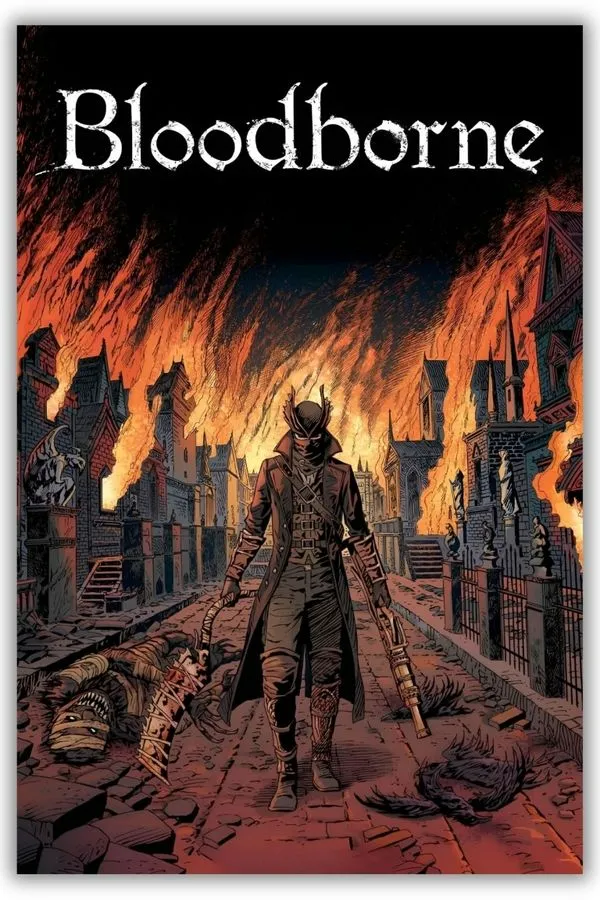 Blood Borne metal posters movie & series posters wall art in Pakistan