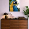 Blue And Yellow Macaw metal posters animal wall art wall art in Pakistan