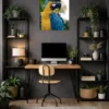 Blue And Yellow Macaw metal posters animal wall art wall art in Pakistan