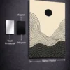 Boho Sunset Collection #1 metal posters abstract artwork wall art in Pakistan