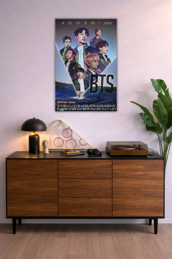 BTS metal posters singers posters wall art in Pakistan