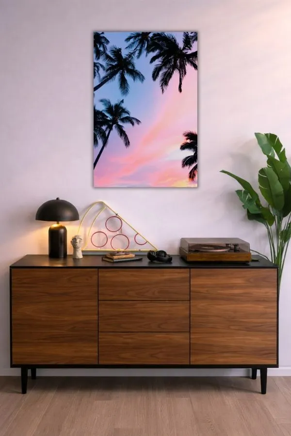 California Palm metal posters landscape posters wall art in Pakistan