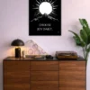 Choose Joy Daily metal posters motivation quotes posters wall art in Pakistan
