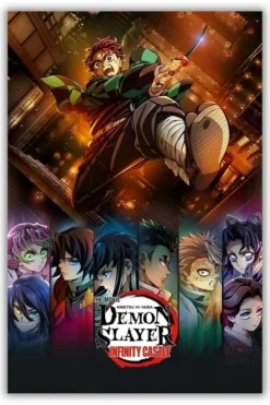 Demon Slayer metal posters anime posters wall art in Pakistan