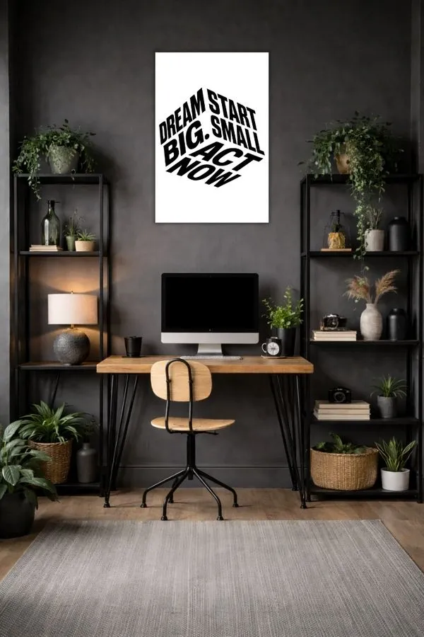 Dream metal posters motivation quotes posters wall art in Pakistan