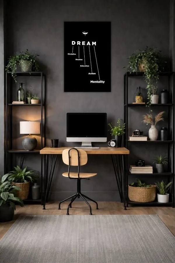 Dream metal posters motivation quotes posters wall art in Pakistan