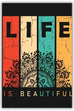 Life metal posters motivation quotes posters wall art in Pakistan
