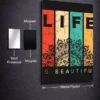 Life metal posters motivation quotes posters wall art in Pakistan
