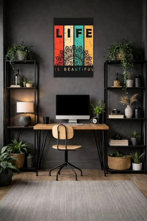 Life metal posters motivation quotes posters wall art in Pakistan