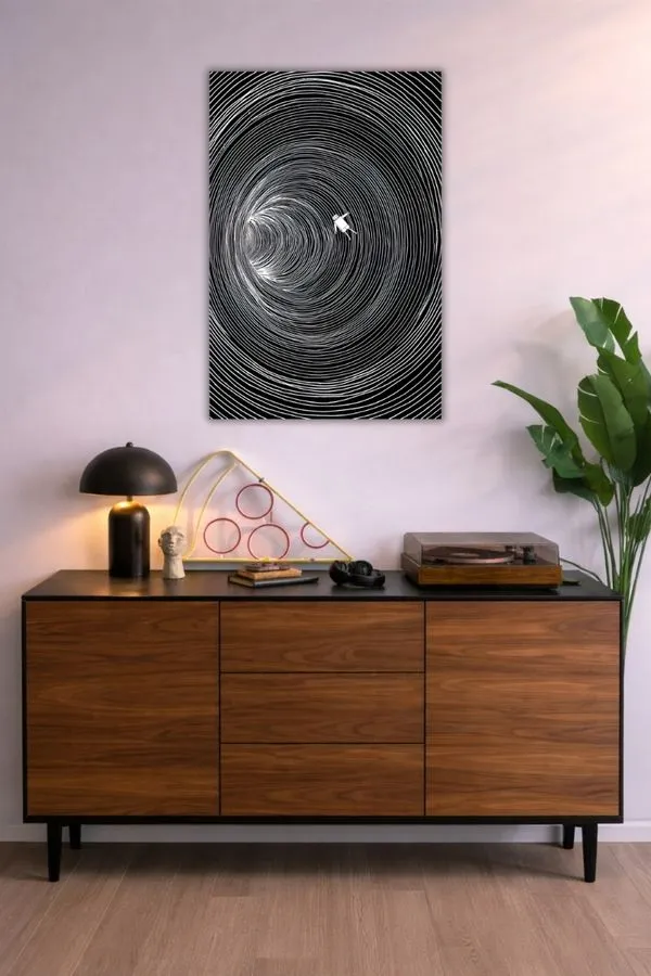 Lost In The Void metal posters wall art in Pakistan
