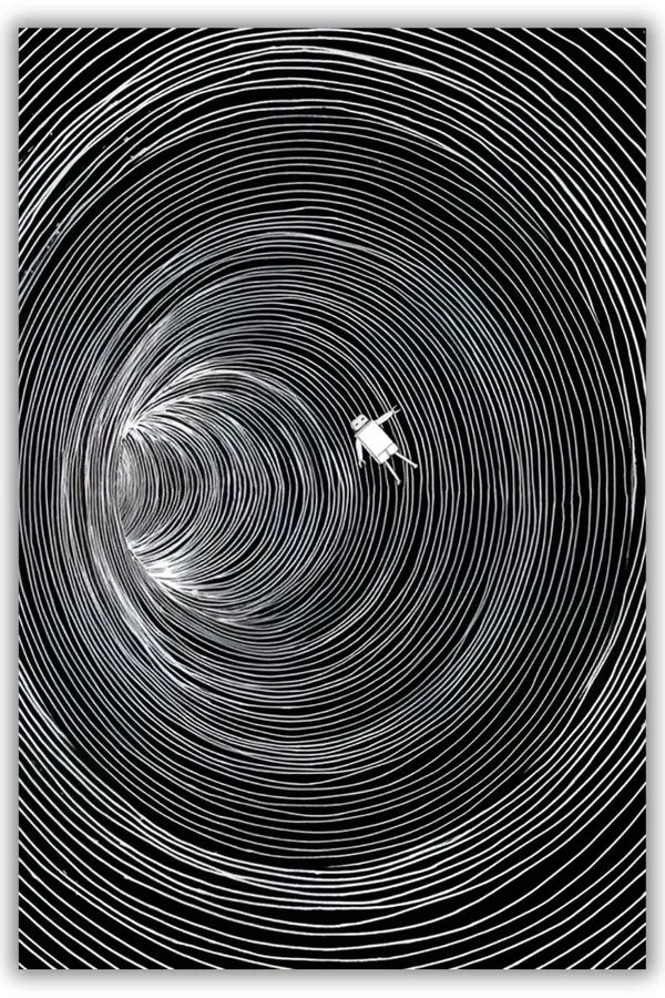 Lost In The Void metal posters wall art in Pakistan
