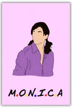 MONICA metal posters minimalist posters wall art in Pakistan