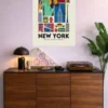 New York metal posters cityscapes wall art in Pakistan
