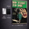 No Time To Die metal posters minimalist posters wall art in Pakistan