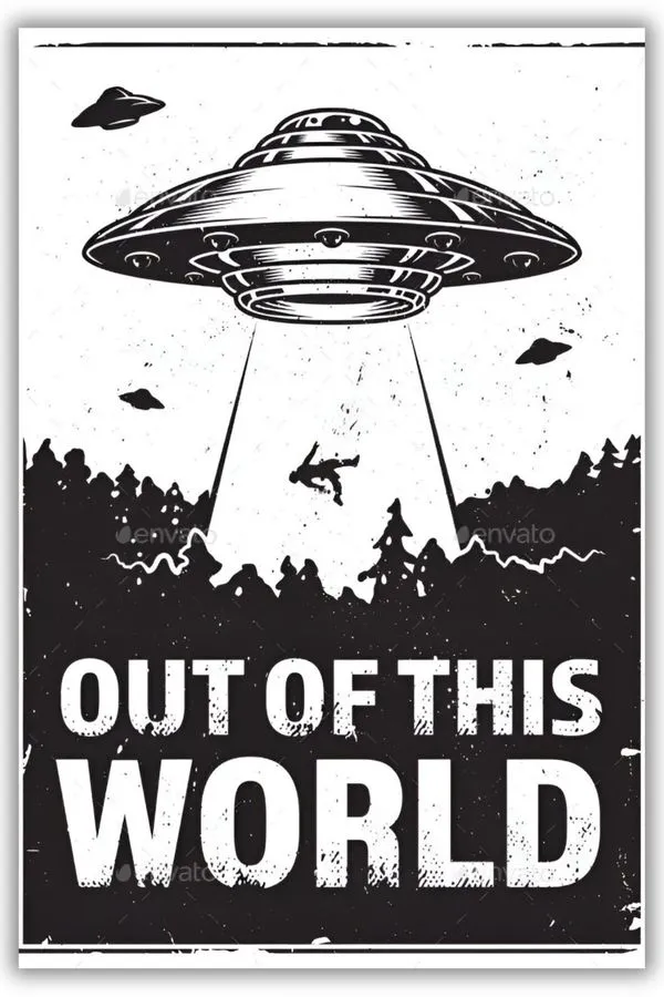 Out Of The World metal posters aviation posters wall art in Pakistan