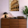 Rome metal posters cityscapes wall art in Pakistan