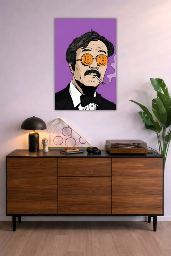 Satoshibles metal posters pop art wall art in Pakistan