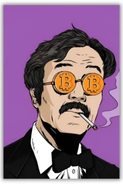 Satoshibles metal posters pop art wall art in Pakistan
