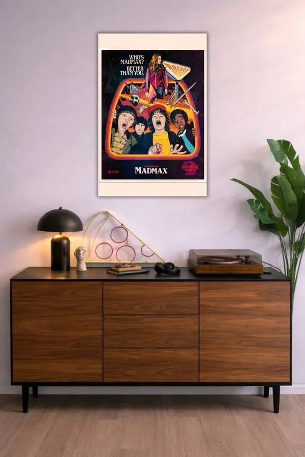Stranger Things metal posters movie & series posters wall art in Pakistan