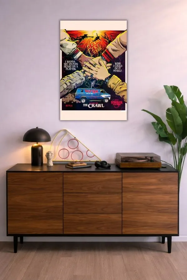 Stranger Things metal posters movie & series posters wall art in Pakistan