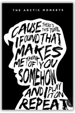 The Arctic Monkey metal posters singers poster wall art in Pakistan