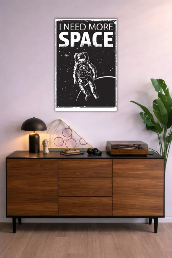 I Need More Space metal posters space & cosmos posters wall art in Pakistan