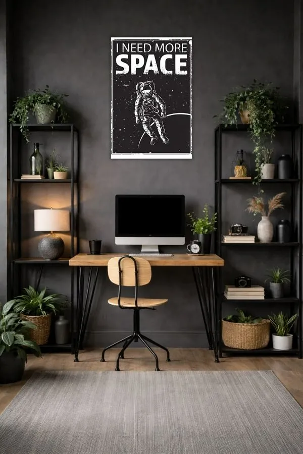 I Need More Space metal posters space & cosmos posters wall art in Pakistan