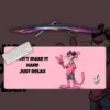Pink Panther Desk Mat featuring Pink Panther artwork on a premium large desk mat in Pakistan
