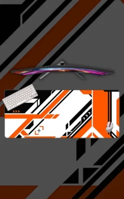 Asiimov Gaming Mousepad featuring Asiimov artwork on a premium large desk mat in Pakistan