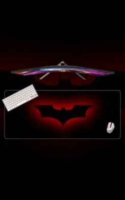 Batman Mousepad featuring Batman artwork on a premium large desk mat in Pakistan