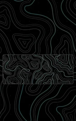 Black Green Marble Mousepad featuring Black & Green Marble Pattern artwork on a premium large desk mat in Pakistan