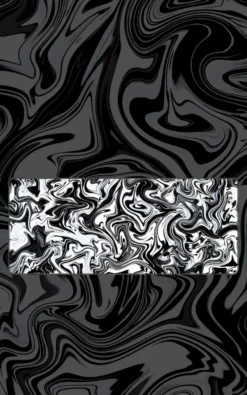 Black White Marble Mousepad featuring Black & White Marble Pattern artwork on a premium large desk mat in Pakistan