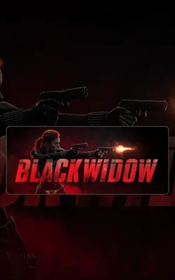 Black Widow Desk Mat featuring Black Widow artwork on a premium large desk mat in Pakistan