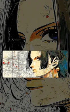 Boa Hancock Mousepad large desk mat with Boa Hancock artwork for gaming, office and study setup in Pakistan