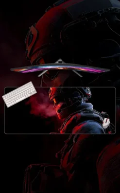 Call of Duty Desk Mat featuring Call of Duty artwork on a premium large desk mat in Pakistan