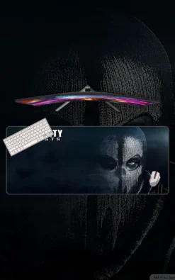 Call of Duty Mousepad large desk mat with Call of Duty artwork for gaming, office and study setup in Pakistan