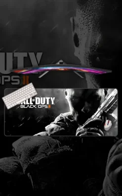 Call of Duty Desk Mat featuring Call of Duty artwork on a premium large desk mat in Pakistan