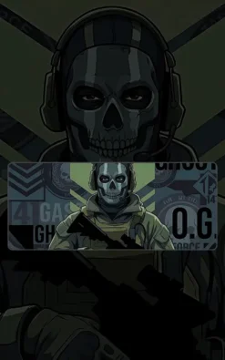 Call of Duty Mousepad large desk mat with Call of Duty artwork for gaming, office and study setup in Pakistan