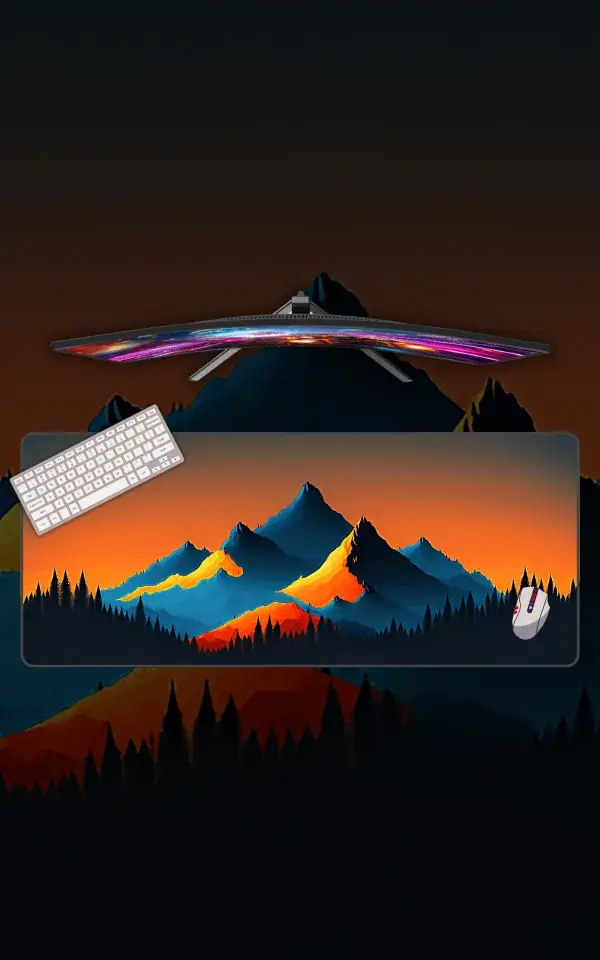 Chiaroscuro Vector Mousepad featuring Chiaroscuro Vector Art artwork on a premium large desk mat in Pakistan