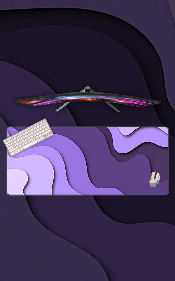 Cosmo Wave Mousepad featuring Cosmo Wave artwork on a premium large desk mat in Pakistan