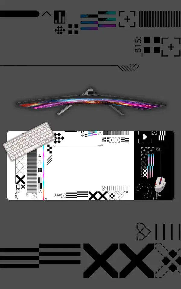 Print stream mousepad featuring Gaming artwork on a premium large desk mat in Pakistan