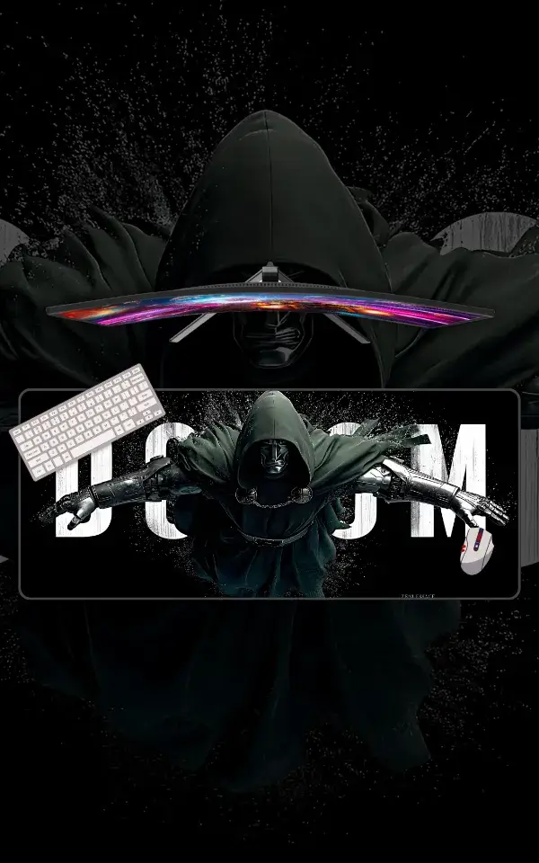 Doctor Doom Mousepad large desk mat with Doctor Doom artwork for gaming, office and study setup in Pakistan