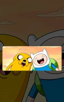 Finn Jake Mousepad featuring Finn & Jake artwork on a premium large desk mat in Pakistan